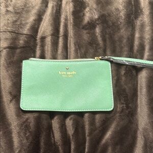 Kate Spade Green Wristlet